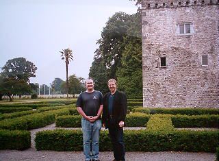 Paul & Ipke at Aras an Uachtaran (The President's House), Phoenix Park, Dublin