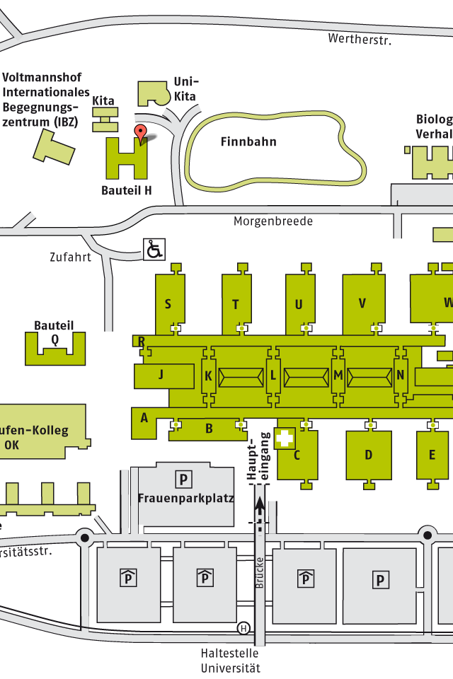 How to find us on the campus.