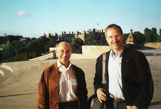 Bruno Bara & Ipke before big dinner